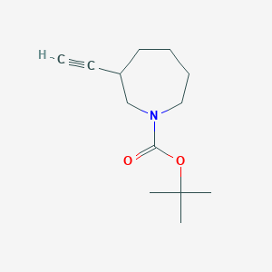 molecular formula C13H21NO2 B6357184 tert-Butyl 3-ethynylazepane-1-carboxylate CAS No. 1628482-82-5