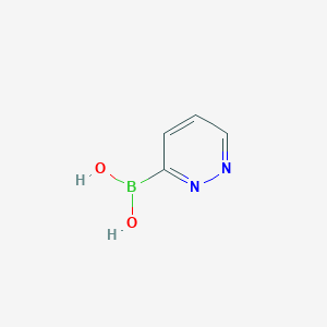 molecular formula C4H5BN2O2 B6357254 Pyridazin-3-ylboronic acid CAS No. 1175560-30-1