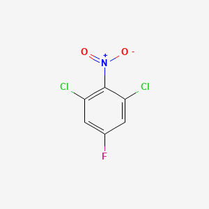 molecular formula C6H2Cl2FNO2 B6357301 1,3-Dichloro-5-fluoro-2-nitrobenzene CAS No. 180134-21-8