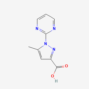 5-Methyl-1-pyrimidin-2-yl-1H-pyrazole-3-carboxylic acid