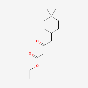 4-(4,4-Dimethyl-cyclohexyl)-3-oxo-butyric acid ethyl ester