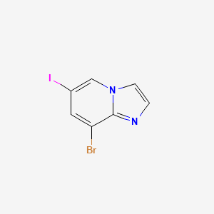8-Bromo-6-iodoimidazo[1,2-a]pyridine