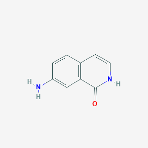 molecular formula C9H8N2O B063576 7-aminoisoquinolin-1(2H)-one CAS No. 174302-46-6