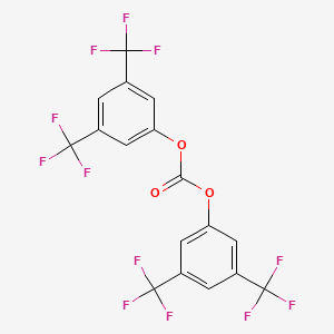 molecular formula C17H6F12O3 B6357717 Bis[3,5-di(trifluoromethyl)phenyl] carbonate CAS No. 2301855-65-0