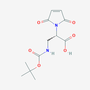 molecular formula C12H16N2O6 B6357768 Mal-L-PA-NH-Boc 