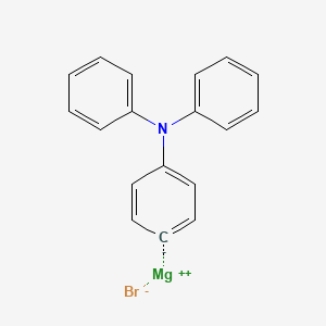 molecular formula C18H14BrMgN B6357814 (4-(Diphenylamino)phenyl)magnesium bromide CAS No. 1329657-64-8
