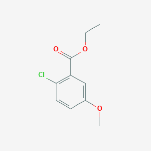 molecular formula C10H11ClO3 B6358018 Ethyl 2-chloro-5-methoxybenzoate CAS No. 1261792-01-1