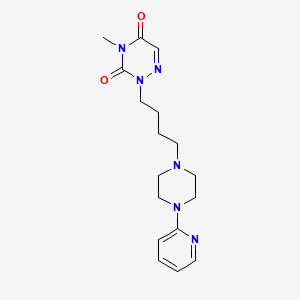 4-Methyl-2-[4-(4-pyridin-2-yl-piperazin-1-yl)-butyl]-2H-[1,2,4]triazine-3,5-dione