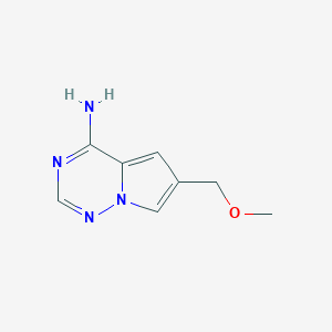 6-(Methoxymethyl)pyrrolo[2,1-f][1,2,4]triazin-4-amine