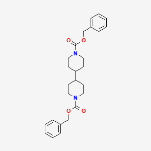 molecular formula C26H32N2O4 B6358065 Dibenzyl 4,4'-bipiperidine-1,1'-dicarboxylate CAS No. 1627934-02-4