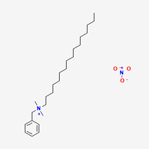 molecular formula C25H46N2O3 B6358089 Benzyldimethylhexadecylammonium nitrate CAS No. 13533-62-5