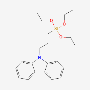 molecular formula C21H29NO3Si B6358095 Carbazolepropyltriethoxysilane CAS No. 221105-38-0