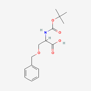 molecular formula C15H21NO5 B6358115 N-Boc-O-benzyl-DL-serine, 98% CAS No. 53317-22-9