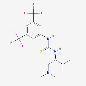 (R)-1-[3,5-Bis(trifluoromethyl)phenyl]-3-[1-(dimethylamino)-3-methylbutan-2-yl]thiourea, 98%, (99% ee)