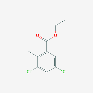 molecular formula C10H10Cl2O2 B6358124 Ethyl 3,5-dichloro-2-methylbenzoate CAS No. 1552579-28-8