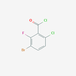 molecular formula C7H2BrCl2FO B6358398 3-Bromo-6-chloro-2-fluorobenzoyl chloride CAS No. 1534713-74-0