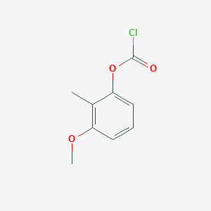 B6358515 3-Methoxy-o-tolyl chloroformate CAS No. 1357627-11-2