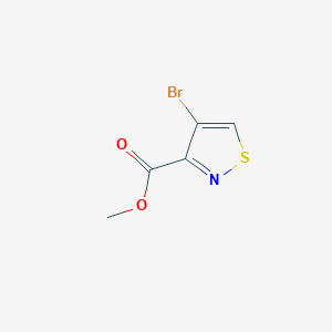 molecular formula C5H4BrNO2S B6358720 Methyl 4-bromoisothiazole-3-carboxylate CAS No. 1784278-30-3