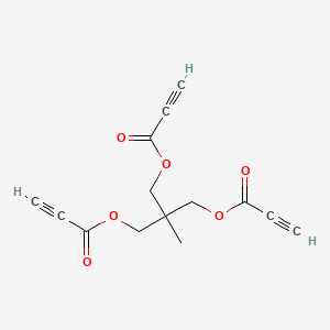 molecular formula C14H18O9 B6358847 Trimethylolethane tripropiolate CAS No. 995-34-6