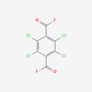molecular formula C8Cl4F2O2 B6358938 Tetrachloroterephthaloyl fluoride CAS No. 652-35-7