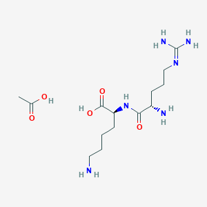 molecular formula C14H30N6O5 B6359073 H-Arg-Lys-OH 
