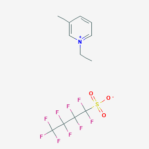 molecular formula C12H12F9NO3S B6359724 1-Ethyl-3-methylpyridinium perfluorobutanesulfonate CAS No. 1015420-87-7