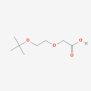 molecular formula C8H16O4 B6359757 tBuO-Ethoxyacetic acid CAS No. 1566691-57-3