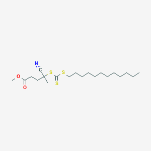 molecular formula C20H35NO2S3 B6359777 Methyl 4-cyano-4-(dodecylthiocarbonothioylthio)pentanoate CAS No. 870532-87-9