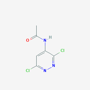 molecular formula C6H5Cl2N3O B6359827 N-(3,6-dichloropyridazin-4-yl)acetamide CAS No. 121163-50-6