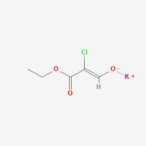 molecular formula C5H6ClKO3 B6359888 MFCD31714319 CAS No. 1597770-99-4