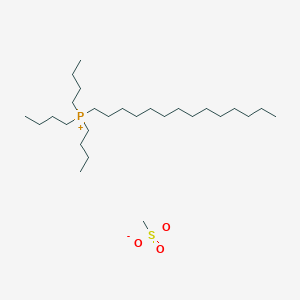 molecular formula C27H59O3PS B6359965 Tributyl(tetradecyl)phosphonium methanesulfonate;  98% CAS No. 176093-64-4