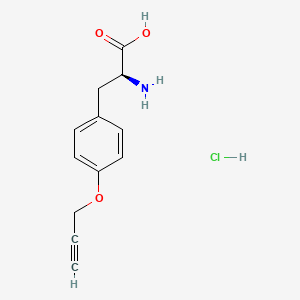 molecular formula C12H14ClNO3 B6360023 O-2-Propyn-1-yl-L-tyrosine HCl CAS No. 1919043-11-0