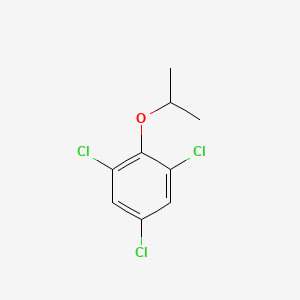 molecular formula C9H9Cl3O B6360081 1,3,5-Trichloro-2-(propan-2-yloxy)benzene CAS No. 116995-31-4