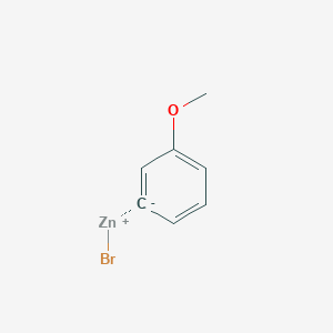 molecular formula C7H7BrOZn B6360173 3-Methoxyphenylzinc bromide CAS No. 181705-90-8