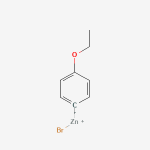 molecular formula C8H9BrOZn B6360243 4-Ethoxyphenylzinc bromide CAS No. 304435-69-6