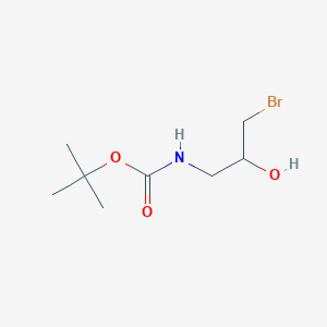 molecular formula C8H16BrNO3 B6360450 tert-Butyl (3-bromo-2-hydroxypropyl)carbamate CAS No. 636986-05-5