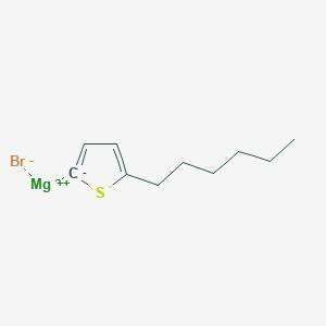 molecular formula C10H15BrMgS B6360466 5-Hexyl-2-thienylmagnesium bromide CAS No. 655246-81-4