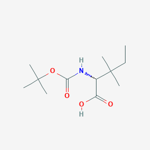 molecular formula C12H23NO4 B6360556 Boc-D-a-tert-amylglycine CAS No. 161479-51-2
