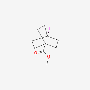 molecular formula C10H15IO2 B6360752 Methyl 4-iodobicyclo[2.2.2]octane-1-carboxylate CAS No. 94994-00-0