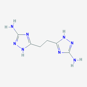5,5'-Ethane-1,2-diylbis(1H-1,2,4-triazol-3-amine) dinitrate
