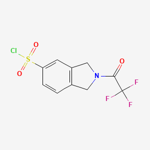 2-(2,2,2-Trifluoroacetyl)isoindoline-5-sulfonyl chloride