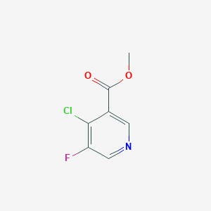 molecular formula C7H5ClFNO2 B6360954 Methyl 4-chloro-5-fluoronicotinate CAS No. 1454913-72-4