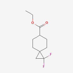Ethyl 1,1-difluorospiro[2.5]octane-6-carboxylate