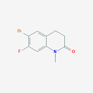 6-Bromo-7-fluoro-1-methyl-3,4-dihydro-1H-quinolin-2-one, 95%