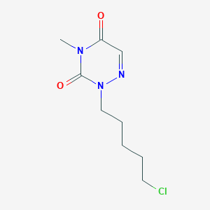 2-(5-Chloro-pentyl)-4-methyl-2H-[1,2,4]triazine-3,5-dione