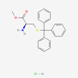 molecular formula C23H24ClNO2S B6361148 H-D-Cys(Trt)-OMe*HCl CAS No. 1020369-32-7