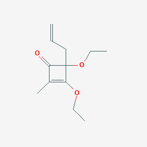 2-Methyl-3,4-diethoxy-4-allyl-2-cyclobuten-1-one