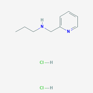 molecular formula C9H16Cl2N2 B6362063 propyl[(pyridin-2-yl)methyl]amine dihydrochloride CAS No. 1240566-74-8