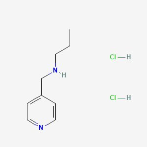 molecular formula C9H16Cl2N2 B6362077 Propyl[(pyridin-4-yl)methyl]amine dihydrochloride CAS No. 879640-89-8