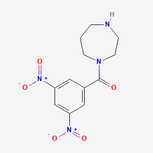 molecular formula C12H14N4O5 B6362088 1-(3,5-Dinitrobenzoyl)-1,4-diazepane CAS No. 1240573-39-0